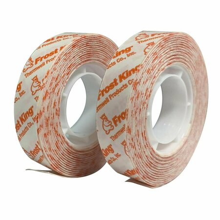 FROST KING 0.5 x 30 ft. Clear Double-Sided Indoor Mounting Tape 5019754